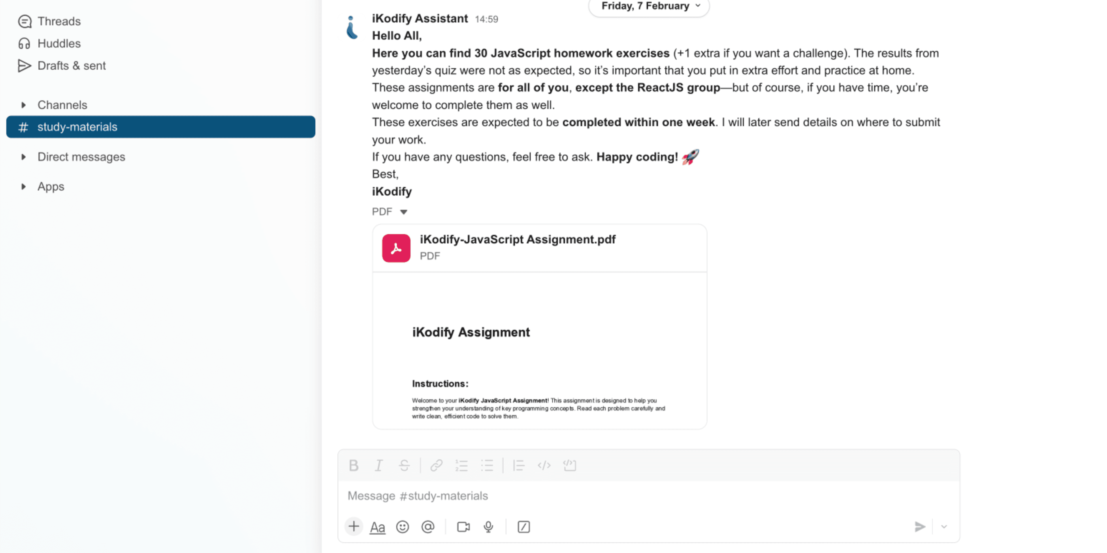 iKodify Study Materials